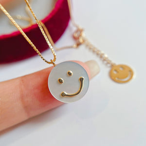 smiley face necklaces