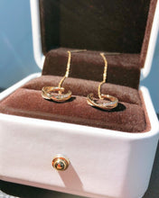 18k diamond earrings