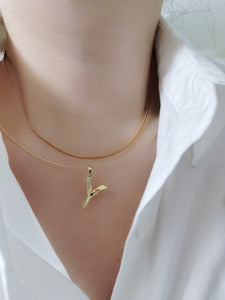 capital letter necklace jewelry wholesale china