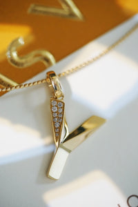 capital letter name necklace