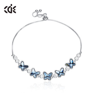swarovski butterfly bracelet