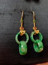 jade earrings gold