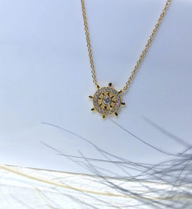 18k gold diamond necklace