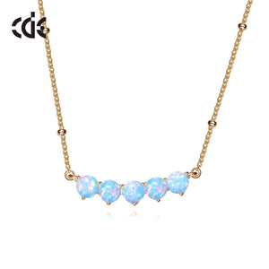 opal stone necklace